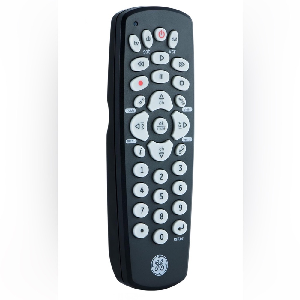 GE Black Universal Remote Control